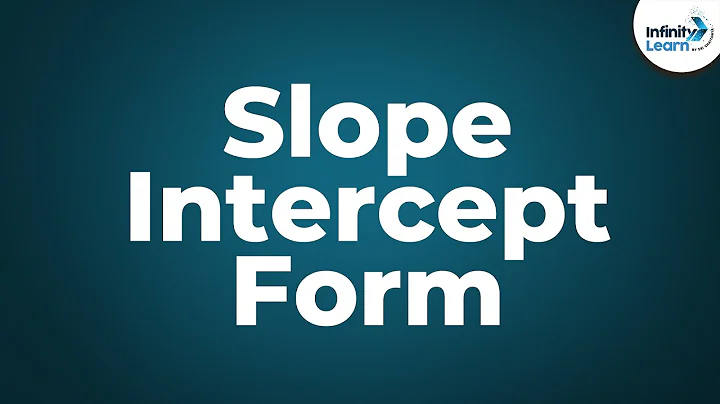 Slope Intercept Form (GMAT/GRE/CAT/Bank PO/SSC CGL) | Don't Memorise