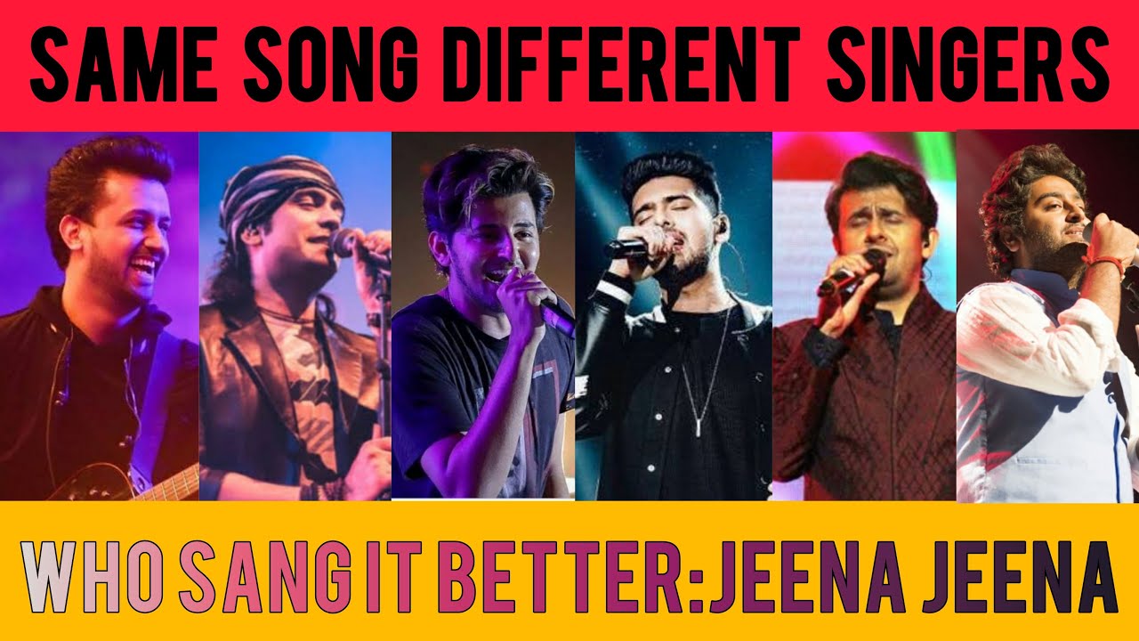 Jeena Jeena by Different Singers - Same Song Different Singers|Armaan, Darshan,Jubin,Arijit,Sonu
