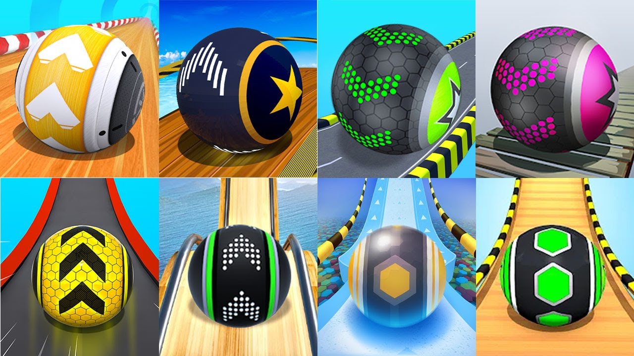 Going Balls VS GyroSphere Trials, Rollance Adventure Ball, Action Balls, Rolling Sky Escape Ball