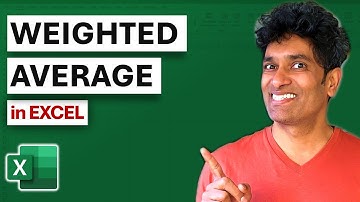 How to calculate weighted average in Excel (using SUMPRODUCT)