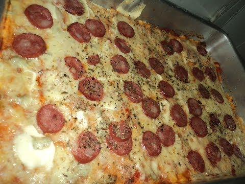 Pizza De Liquidificador De Calabresa