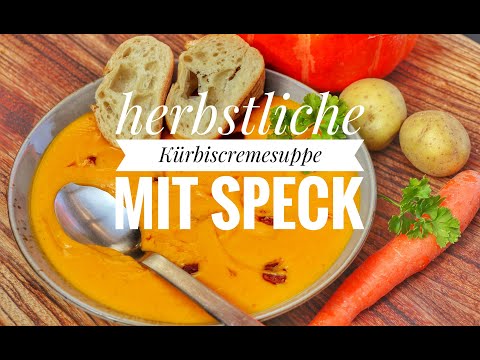 Video: Kürbissuppe Mit Speck