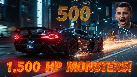 "1.500 HK MONSTERS - Hyperbilerne du aldrig vidste eksisterede!"