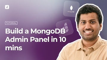 How to build a MongoDB Admin Panel/GUI in just 10 minutes!
