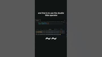 #javascript DOUBLE-TILDE OPERATOR [~~] #js #nodejs