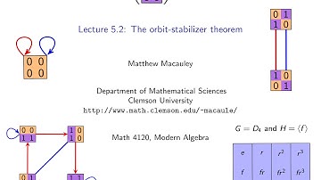 Visual Group Theory, Lecture 5.2: The orbit-stabilizer theorem