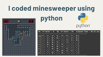 I coded minesweeper using python print console version