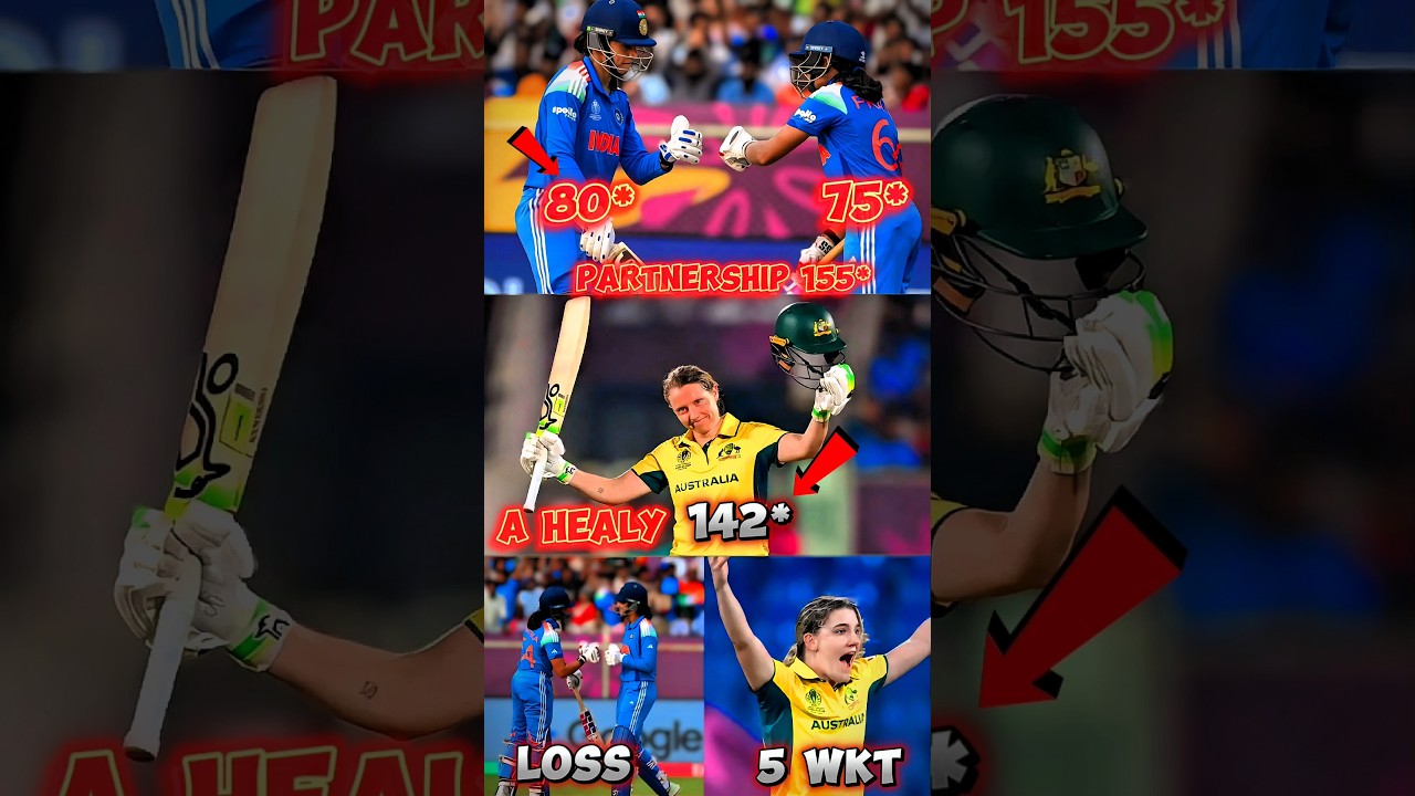 Ind w vs Aus w icc women world cup highlights 2025 || 