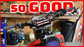 How to Install Renthal Fat Bar on a CRF 250X