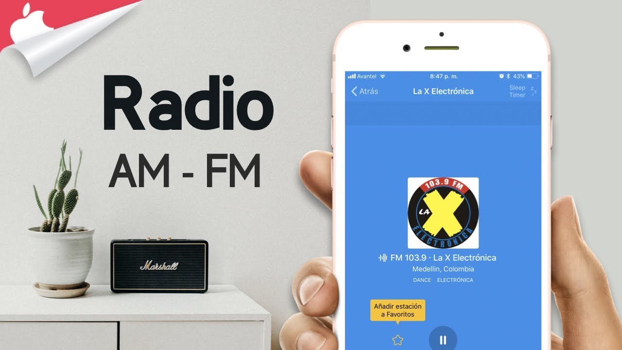 Radio AM y FM para el iPhone con Simple Radio YouTube