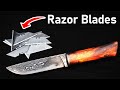 Damascus made from razor blades