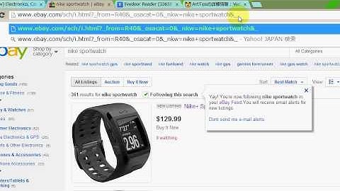 RSS非対応のeBayの検索画面で簡単にRSSフィードを作成する方法