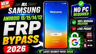 🔥 Samsung FRP Bypass 2026 | Android 13/14/15/16 | No PC Required | New Working Method