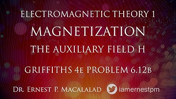 Magnetization: The Auxiliary Field H Griffiths 6.12b