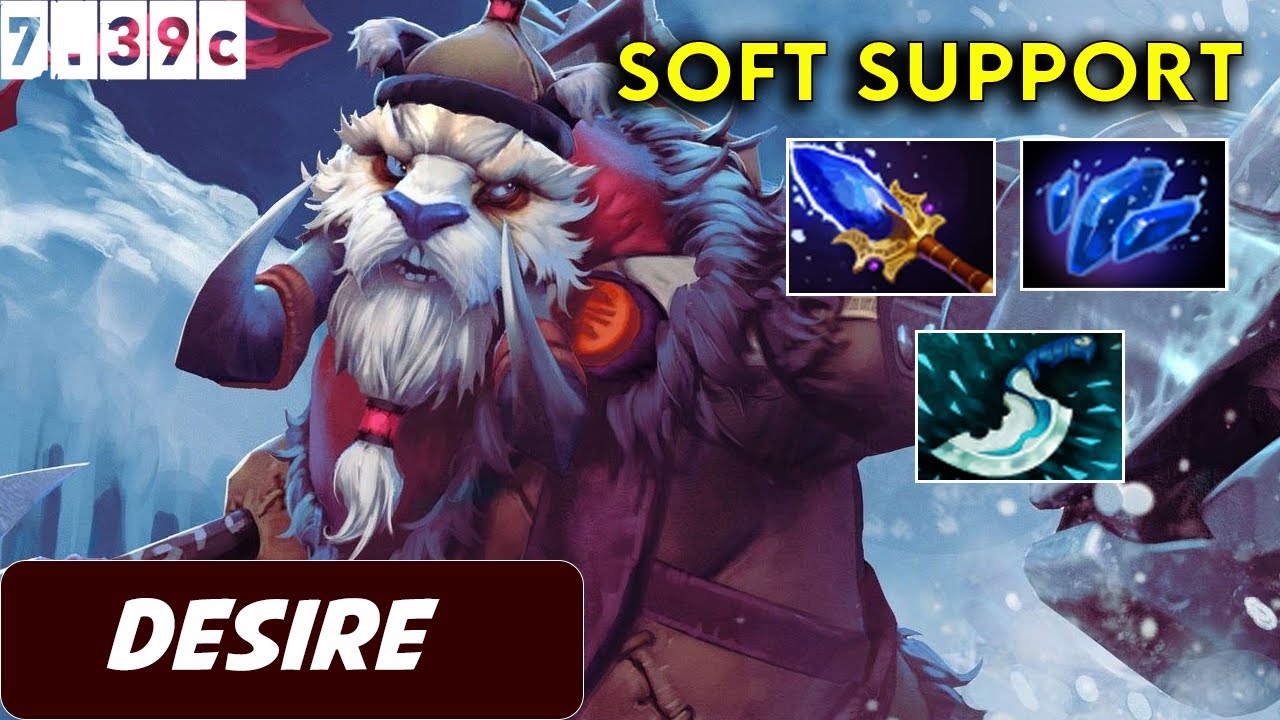 Desire Tusk Soft Support - Dota 2 Patch 7.39c Pro Pub Gameplay