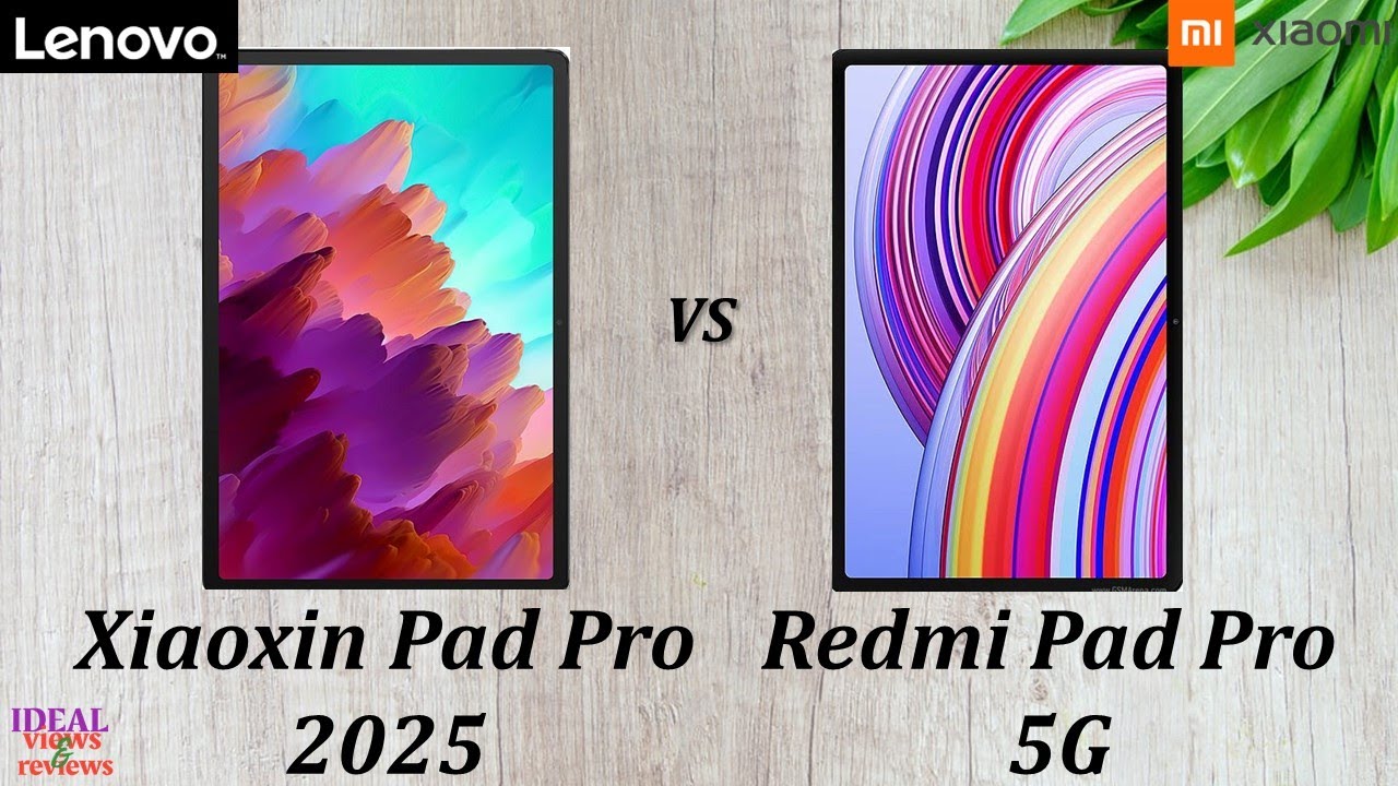 lenovo xiaoxin pad pro 12.7 2025 vs Xiaomi Redmi pad pro 5G - YouTube