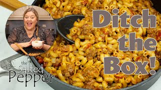 Homemade Hamburger Helper ~ Cheeseburger Macaroni