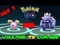 EVOLVING WHISMUR TO EXPLOUD (POKEMON GO GEN 3)