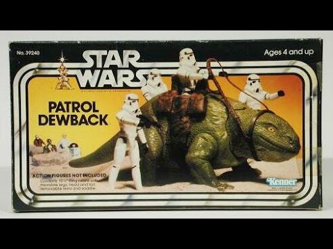 オールドケナースターウォーズ　パトロールドゥバック Vintage Kenner 1979 Star Wars Patrol Dewback w/ Saddle