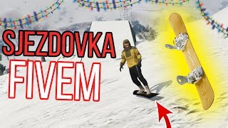 JDEME SNOWBOARDOVAT NA SJEZDOVCE! | FIVEM RP /w Škopy