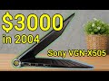 Ultra thin, expensive and rare Notebook in 2004, let's repair | Sony Vaio VGN-X505