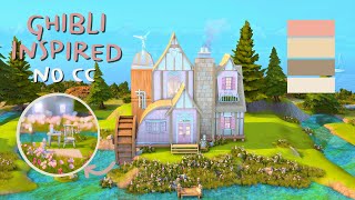 สร้างบ้านชมพูพาสเทล inpspired by Ghibli ในซิมส์4 | DLCs in the sims4 that are pastel pink