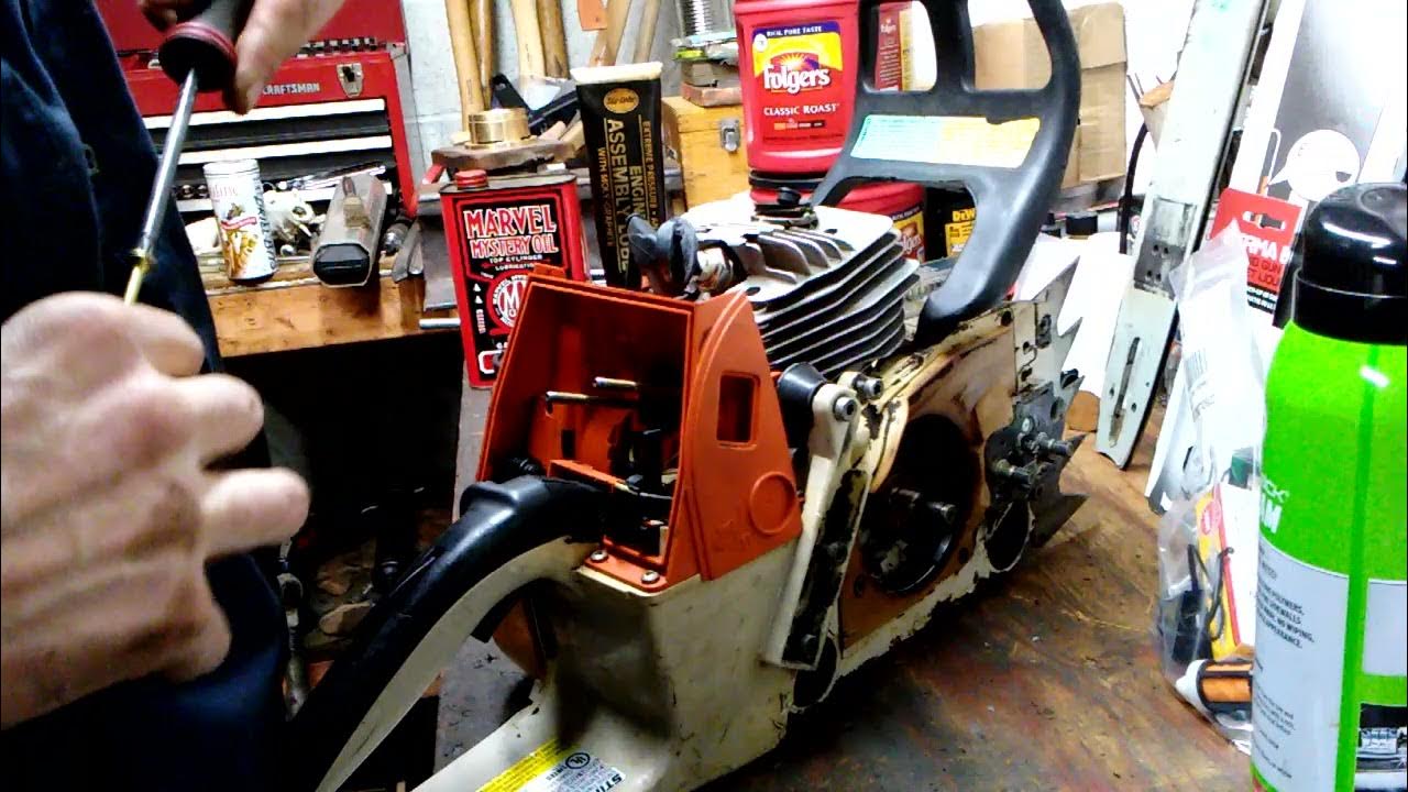 Stihl ms 660 carb limiter tab removal YouTube