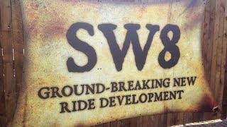 Alton Towers Wicker Man Construction Update - 29th August 2016