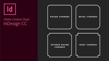 Round Corners in Adobe InDesign
