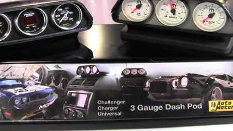 Universal 3 Gauge Mounting Solution from Auto Meter Products