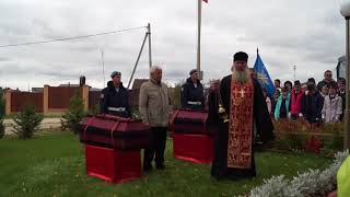 Отпевание воинов павших в годы ВОВ