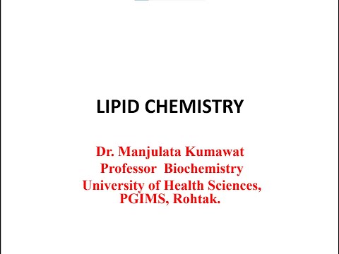 Lipid chemistry