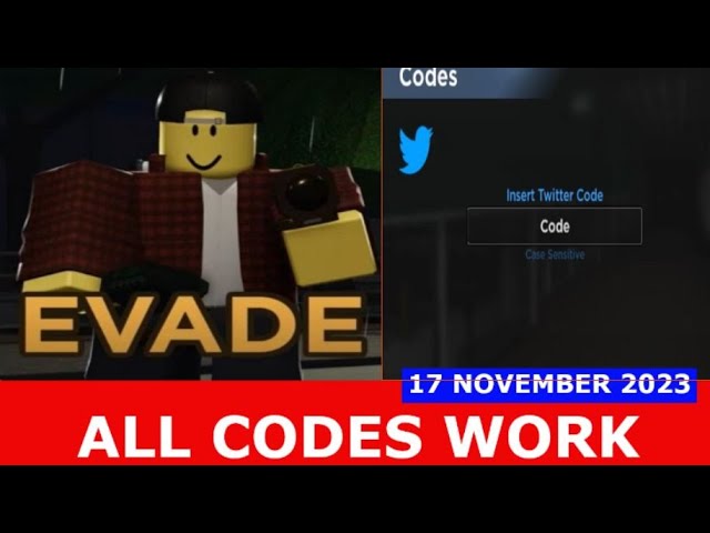 ALL CODES WORK* Evade ROBLOX