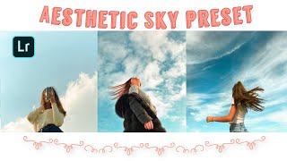 Free Preset | Aesthetic Sky Preset | Easiest Steps #AdobeLightroom screenshot 4