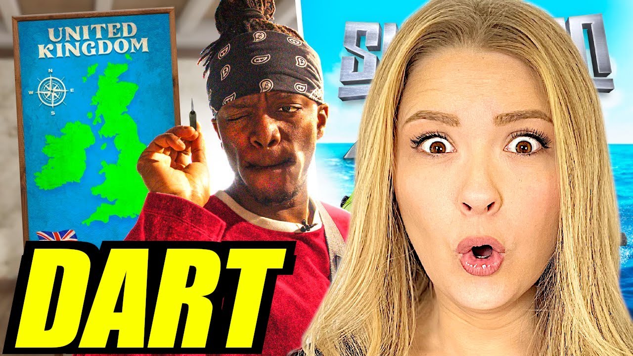 Americans React To SIDEMEN THROW A DART AND GO WHERE IT LANDS