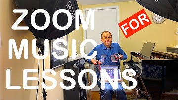 Zoom for music lessons blind test.