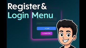 Build a Modern Register & Login Form with HTML, CSS & JS!