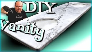 DIY Vanity with Epoxy