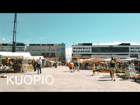 4K | Kuopio city walk