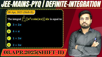 JEE Mains 2025 PYQ | The integralT2x sin(nx)|) dx is equal to: || Let