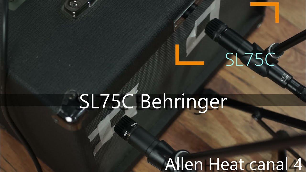 SM57 Shure vs SL75C Behringer Amplificador Valvulado by Restani