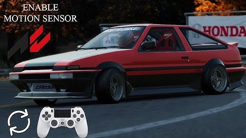 Assetto Corsa | How to enable DS4 Motion Sensor.
