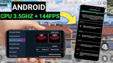 Ontgrendel 120 fps Android + CPU 3,5 GHz 144 fps Geen root 100% werkend | Max FPS, vertraging opg...