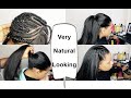 YOU CAN’T TELL IT’S FAKE HAIR- HOW TO NATURAL LOOKING SEW IN Ft AliPearlHair