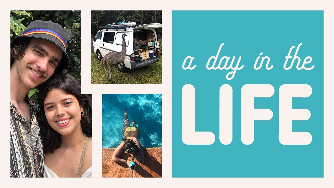 A day in the life - VAN LIFE COUPLE IN AUSTRALIA - YouTube