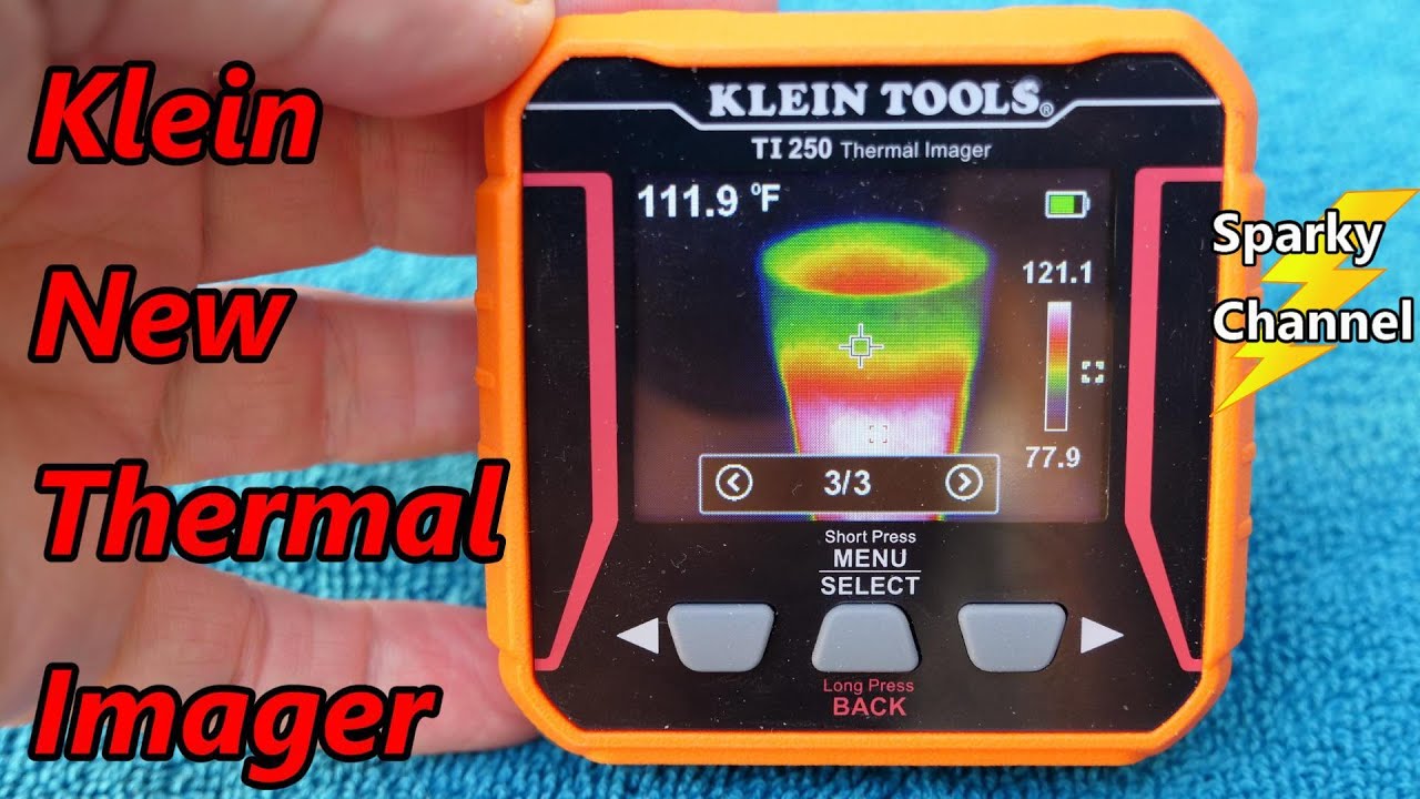 Klein New Thermal Imager TI250 Review and Demonstration YouTube