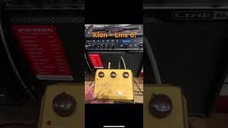 Klon Centaur &amp; Line 6 Spider = toan? #klon #kloncentaur #vintageguitar