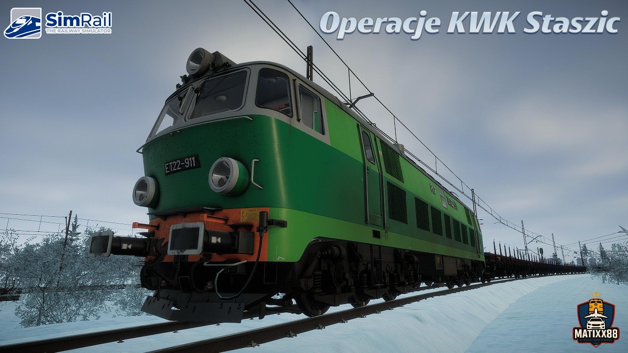 🔴 SimRail |🚆ET22 | Operacje KWK Staszic | Heavy Cargo | Czy się uda?