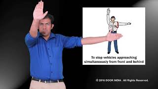 Traffic police Hand Signals