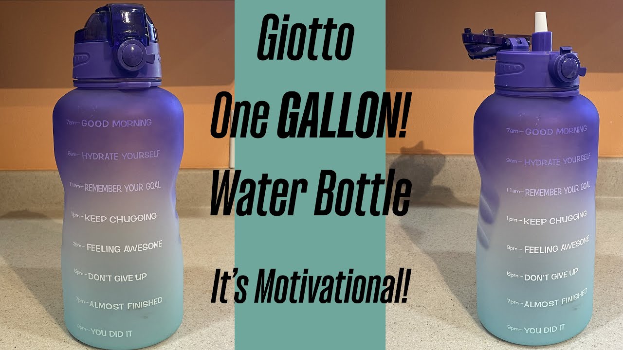 Giotto Large Motivational Water Bottle Review